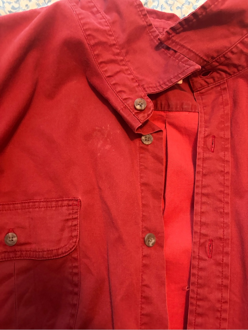 Men's Red Pants - Picture 3 of 4